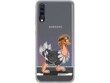 Carcasa Samsung Galaxy A70 TUMUNDOSMARTPHONE Avestruz Multicolor