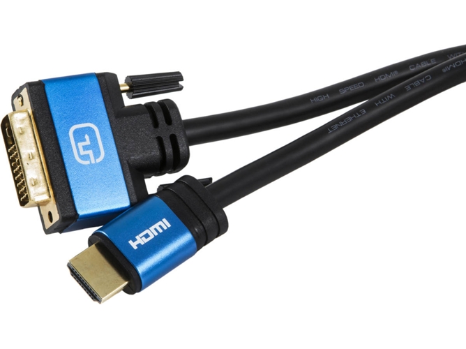 Adaptador SILVERHT 93015 (HDMI-DVI - Azul)