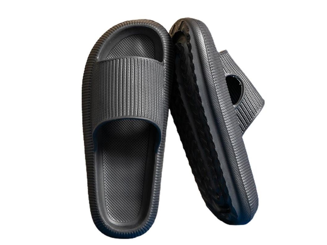 Sandalias De Playa Unisex Summer Slides Antideslizantes Secado Rápido Confortables Eva 34-35 Negro