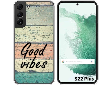 Carcasa Samsung Galaxy S22 Plus 5G TUMUNDOSMARTPHONE Dibujos Madera 01 Multicolor