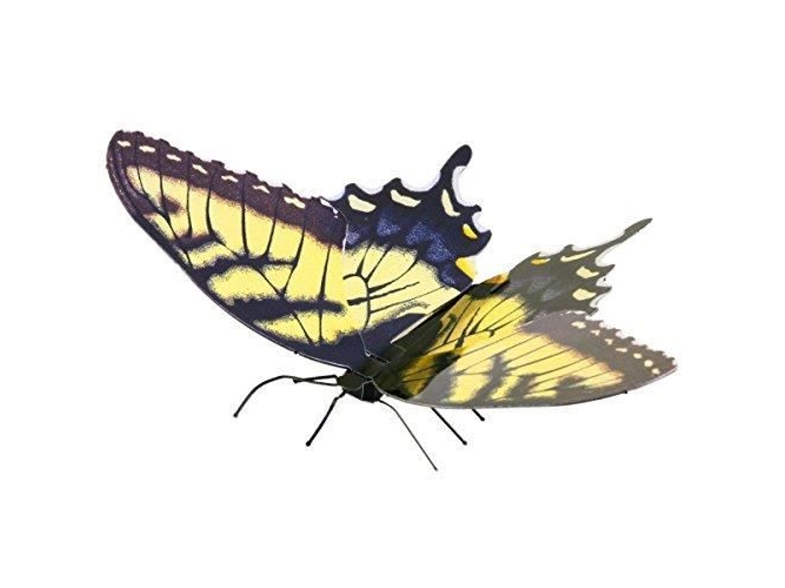 Kit de modelo de metal 3D de mariposa cola de golondrina tigre de tierra de Fascinations