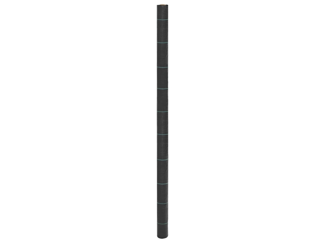 vidaXL Membrana para malezas PP negra 2x25 m