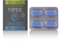 Suplemento Alimenticio COBECO PHARMA Viper Potenciador Masculino (4 Cápsulas)