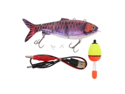 2026rebe-señuelo De Pesca Eléctrico Con Luz Led Y Hélices De Natación Robótica, Multiarticulado Y Recargable Usb Para Agua Dulce Bl 2023