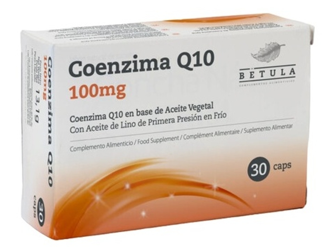 Coenzima Q10 100 mg 30 Cápsulas BETULA