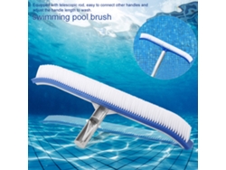 Cepillo para pared de piscina de 18 pulgadas con mango de aluminio para limpieza