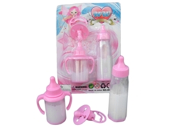 Botellas mágicas de juguete Ats, 2 piezas, botellas de plástico de simulación para niños