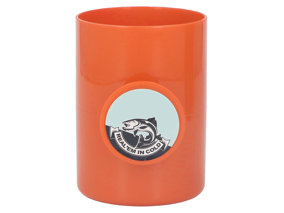 2026rebe-nevera Para Latas De Pesca Con Carrete De Línea Manual, Función Aislante, Regalo Único De Pesca, Color Naranja