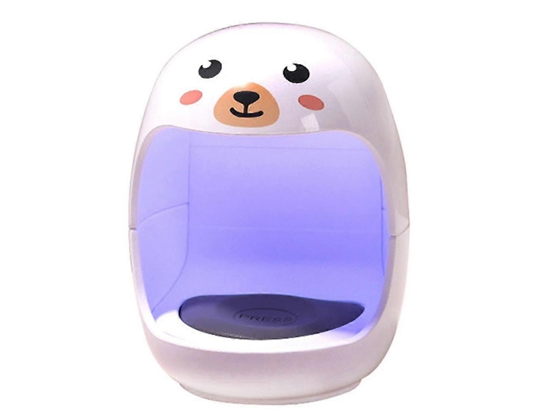 Secador de uñas portátil con luz LED UV, mini lámpara de uñas, tamaño ideal para niños y adolescentes, seca esmalte de uñas normal, GOKOCO