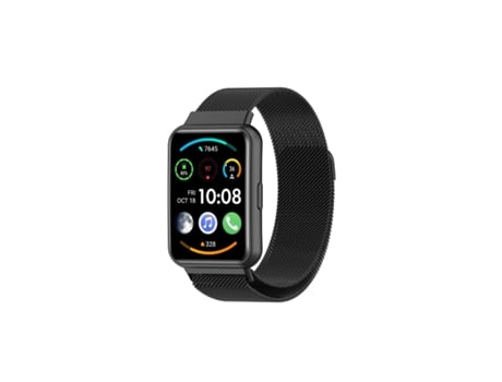 Correa Milanese con Fecho Magnético para Huawei Watch Fit 2 - Negro