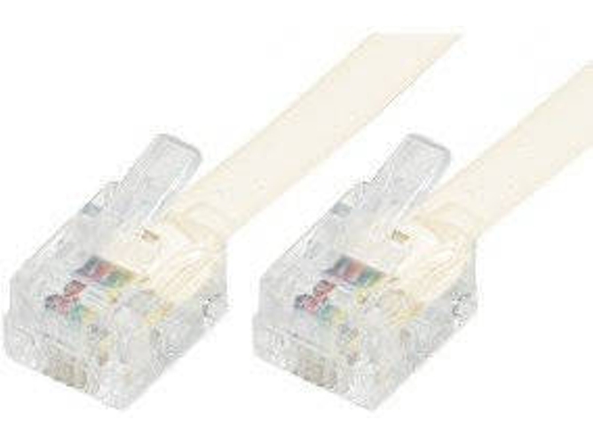 Cable DEXLAN RJ-11 (7 m - Blanco)