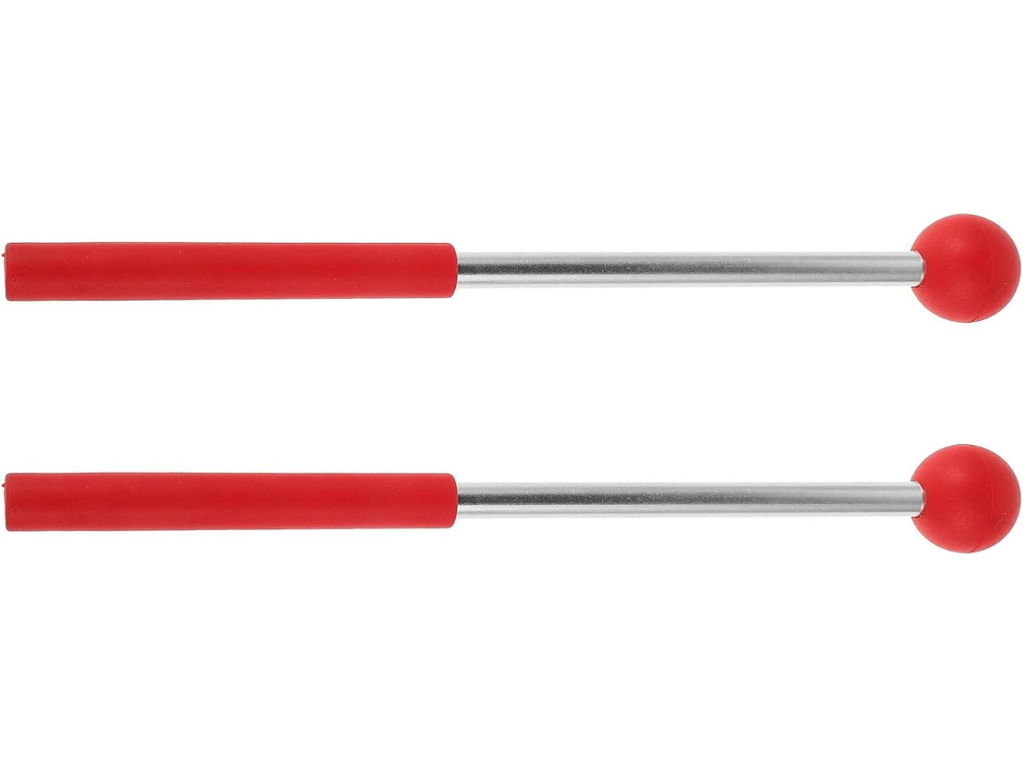 Mazos De Percusión Para Marimba E Instrumentos, Con Mango De Hierro Antideslizante Y Cómodo.