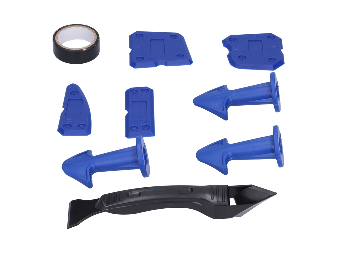 Kit De 9 Piezas Para Sellar Juntas Con Removedor De Lechada Para Baño, Cocina, Piso Y Ventana.