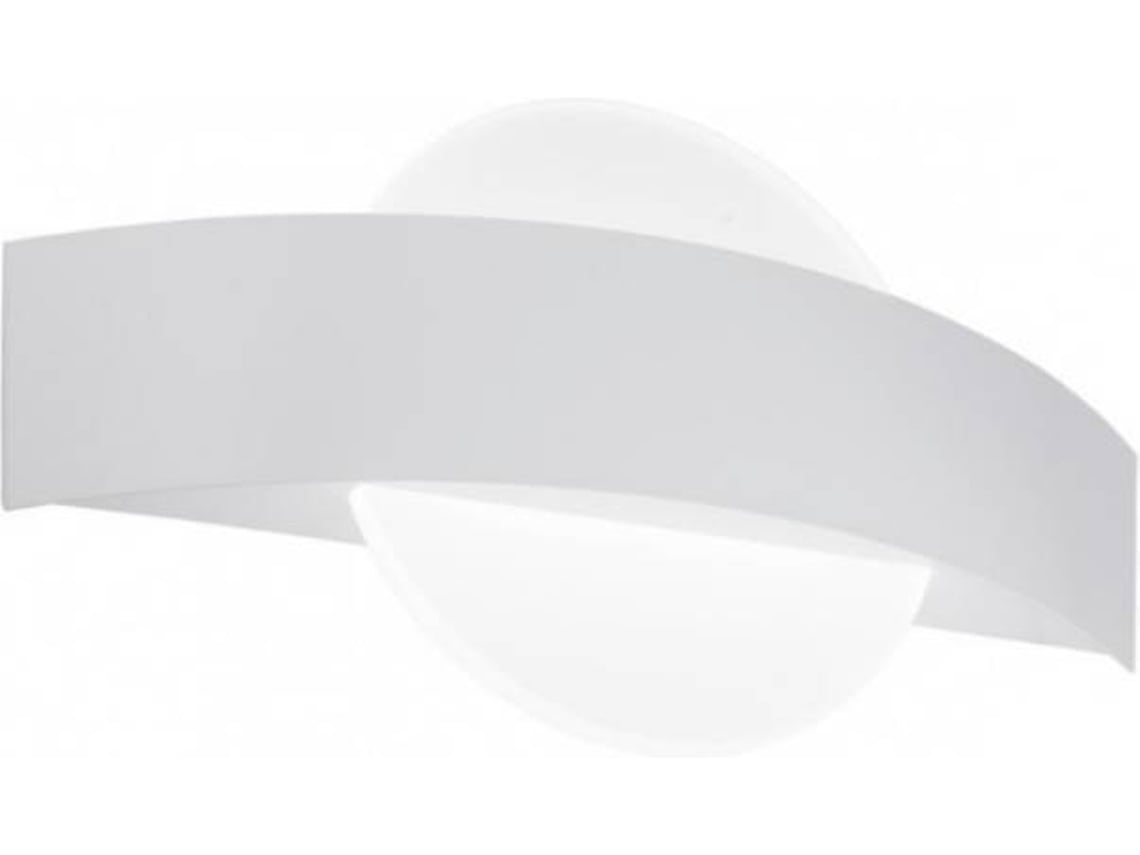 Lámpara de Pared AJP ILUMINACIÓN Lunar (Blanco - Acrílico, Metal - 22x38 cm)
