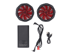 Ropa con aire acondicionado y ventilador, batería de 80000 mAh y 12 V.