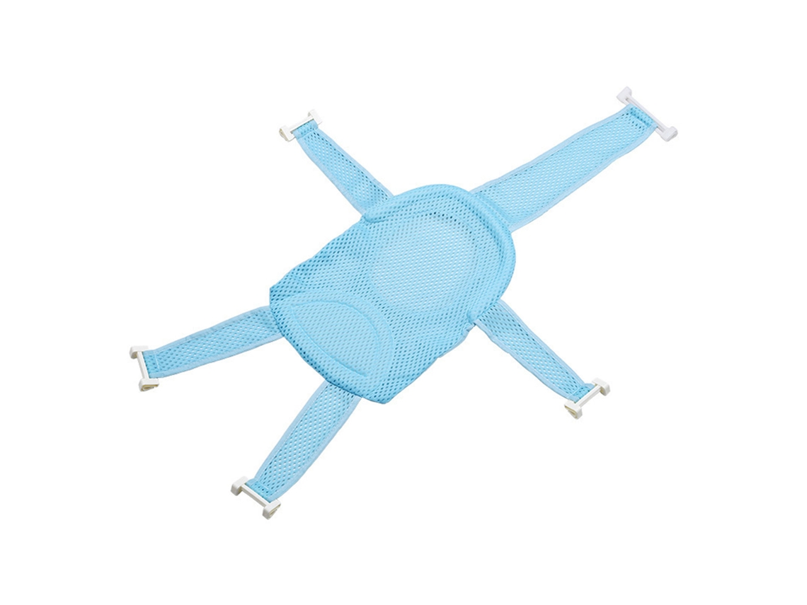 2026-cojín De Baño Para Bebé Soporte De Bañera Infantil Malla Suave Longitud Ajustable Azul