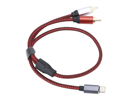 HURRISE Tipo C a 2Rca Cable Calidad de sonido superior para teléfono celular Tablet Laptop