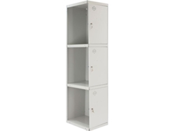 Simonlocker Profesional Desmontable 3 Puertas 1/3 300 Adicional Gris SIMON RACK