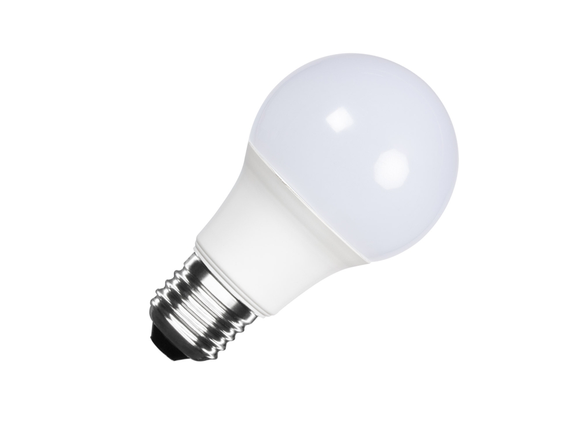 Bombilla LED E27 5w 500 lm A60 Sin parpadeo 3000k Blanco cálido Ledkia
