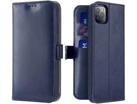 Funda iPhone 11 Pro Max DUX DUCIS Bookwallet Azul