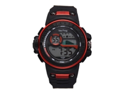 Reloj De Hombre Estilo Casual Con Correa De Silicona Impermeable Rojo