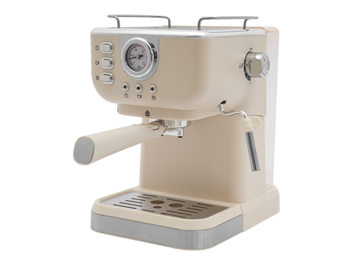 Cafetera Expreso Compacta De Doble Cabezal De 20 Bares Con Controles Cortave Y Táctiles.