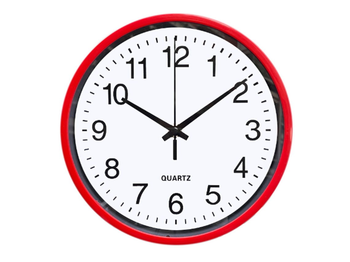Reloj de pared (silencioso y preciso)