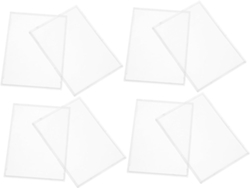 Estuches Rígidos De Acrílico Para Tarjetas (10 Unidades) - Tarjeteros Transparentes Reutilizables Para Tarjetas