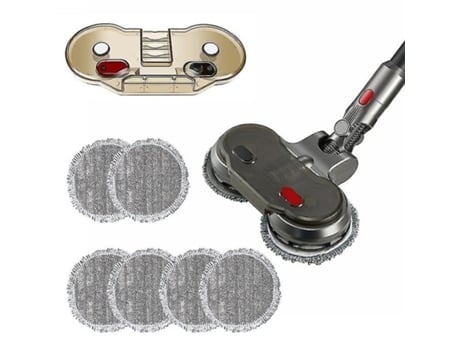 Para Dyson V6 / V7 / V8 / V10 / V11 Cabezal de limpieza de fregona eléctrica al vacío