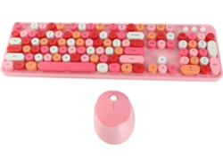 Diseño De Conjunto De Teclado Y Ratón Inalámbricos De 2,4 Ghz Con 104 Teclas.