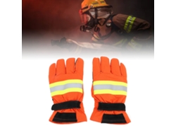 Guantes De Bomberos Resistentes Al Calor Impermeables Antideslizantes Con Cintas Reflectantes Para Hombres Y Mujeres