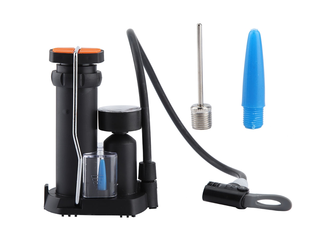 Minibomba De Aire Portátil De Alta Presión Para Bicicleta, De Pie, Con Pedal Antideslizante.