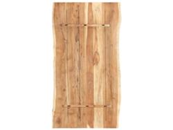 Tablero De Mesa | Tablero De Escritorio | Superficie De Mesa De Madera Maciza De Acacia 118x(50-60)x3,8cm
