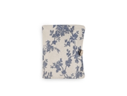 Bolsa de pañales, bolsa portátil para artículos de higiene para bebés, bolsa de pañales Yunzii con diseño de flores azules