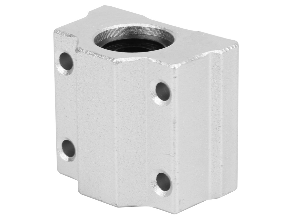2 bloques deslizantes con rodamientos lineales cerrados de aleación de aluminio SC6