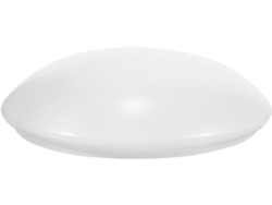 Lámpara de techo redonda de plástico blanco, fácil de instalar, con iluminación brillante y uniforme. SFUSHOS