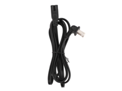 Cabo De Alimentação Nema 1 15p Para Iec320 C7 1,92m 18awg Para Laptop Impressora Projetor