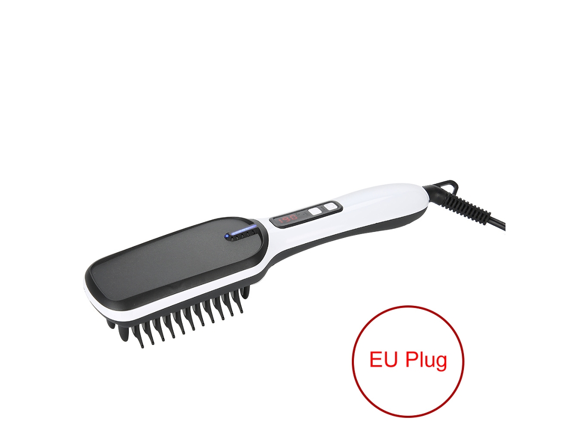 Plancha De Pelo Rectificadora Led 360° Giratoria Con Vapor, Iones Negativos Y Calefacción Infrarroja