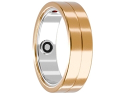 Anillo inteligente MAXCOM Mr100 tamaño 8,57 Ø18,2 mm, notificaciones de frecuencia cardíaca, dorado