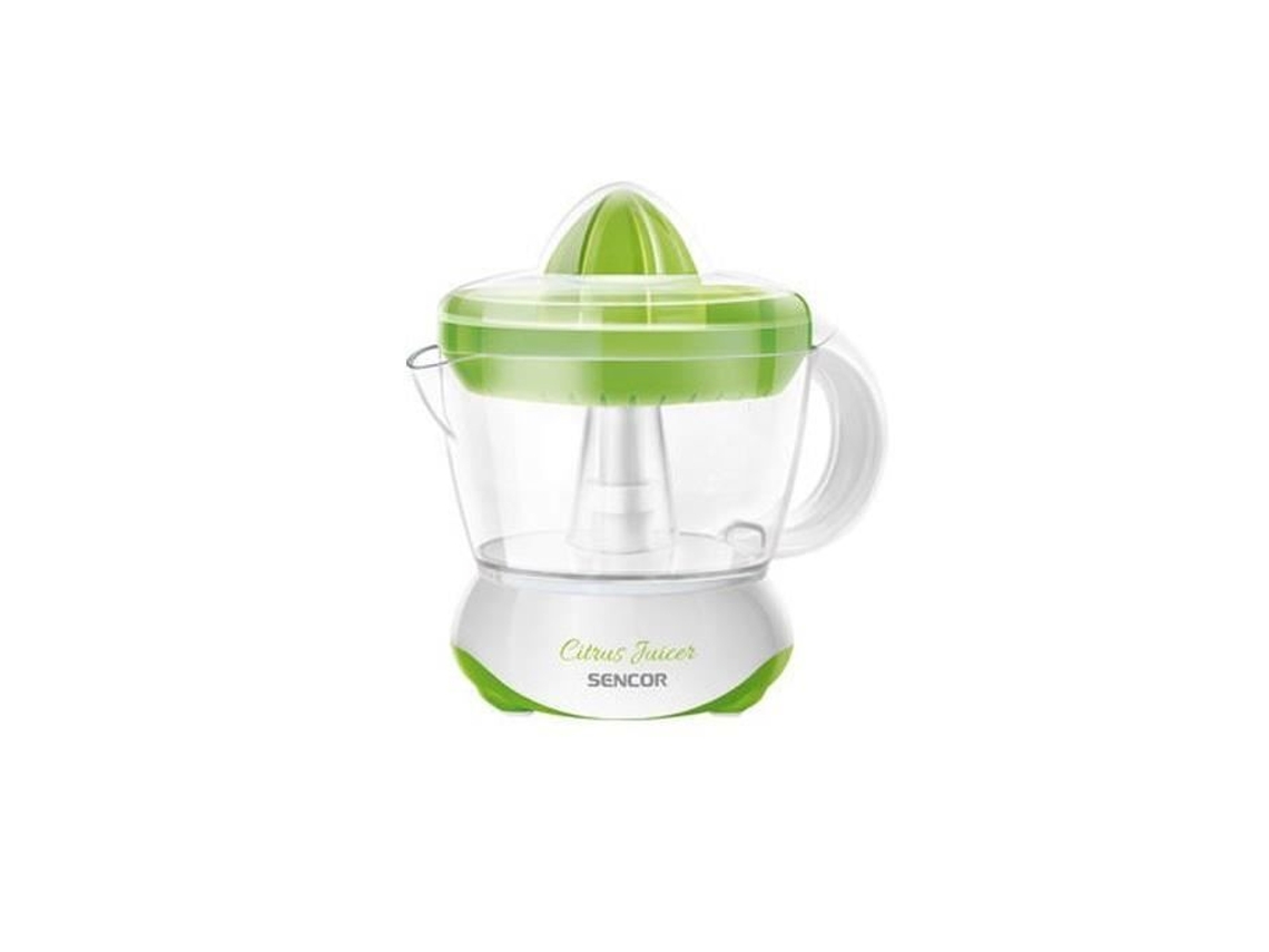 Exprimidor De Cítricos Scj 1051Gr 40 W Verde Y Blanco 2 Tamaños De Cono Función De 2 Vías Fácil Limpieza SENCOR