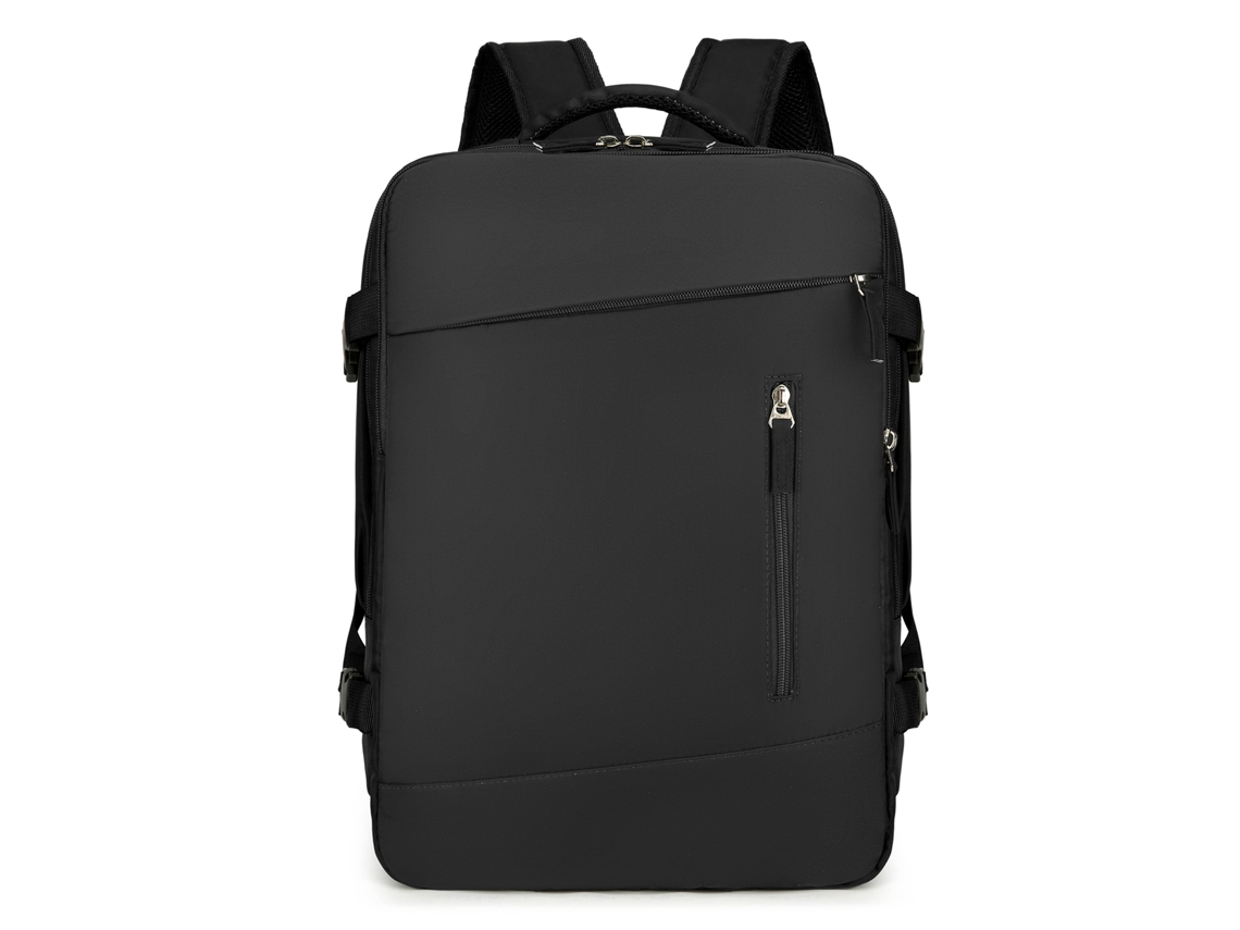 Mochila De Viaje Apta Para Vuelos Con Puerto De Carga Usb, Compartimento Para Zapatos, Resistente Al Agua Para Hombres Y Mujeres.