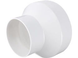 Adaptador Reductor De Tubo De Escape De Abs De 200 Mm A 150 Mm Para Conductos De Ventilación Y Aire Acondicionado.