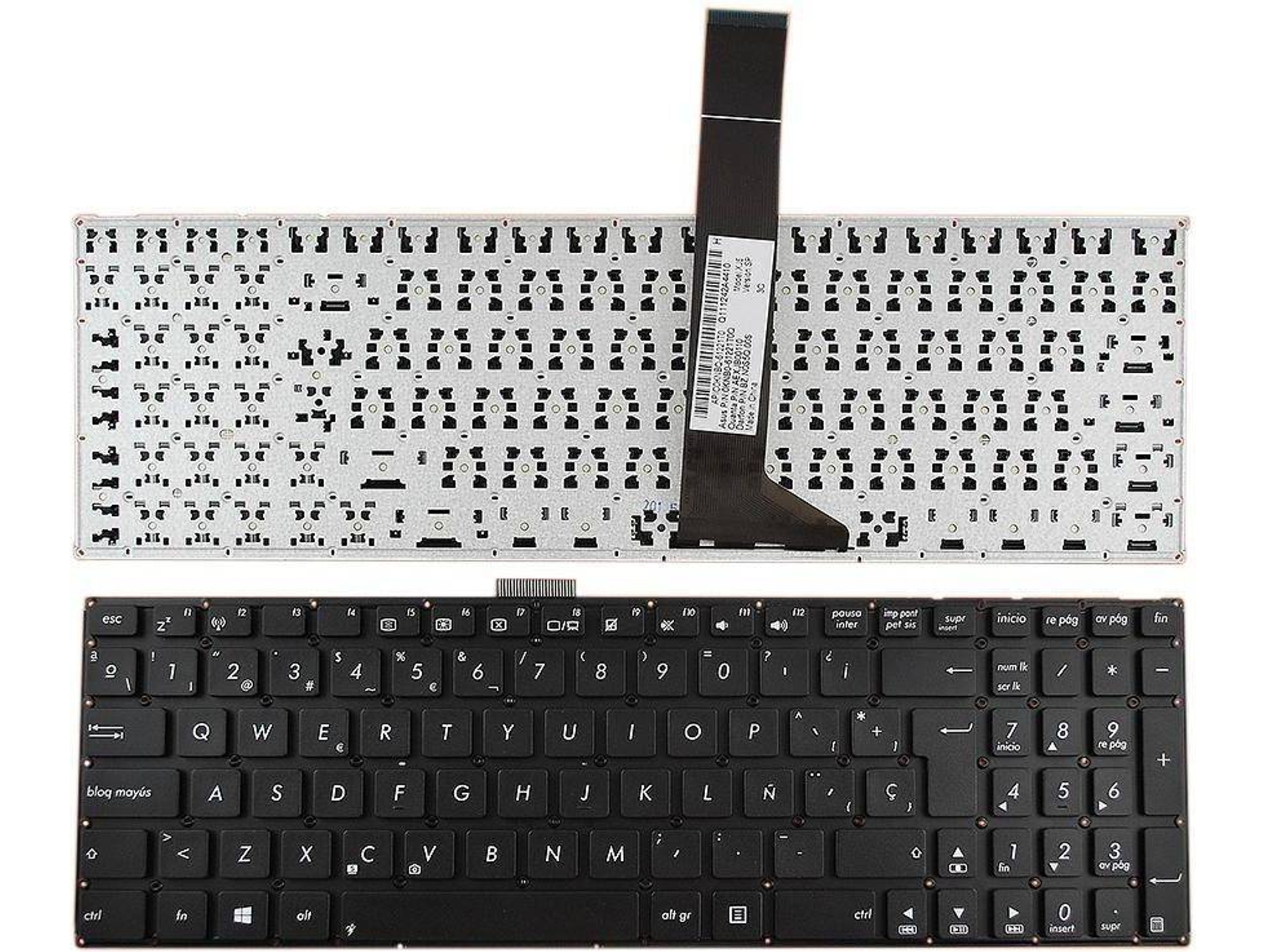 Teclado para Portátil Asus K550C X552L X552C K550Ca K550Dp K550Jk K550La K550Lb F552C