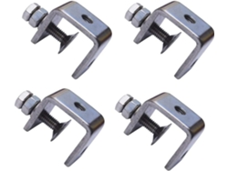 4 Pinzas En Forma De C De Acero Inoxidable 304 Para Carpintería, Herrajes De Trabajo Pesado Con Boca Amplia, Ajustables
