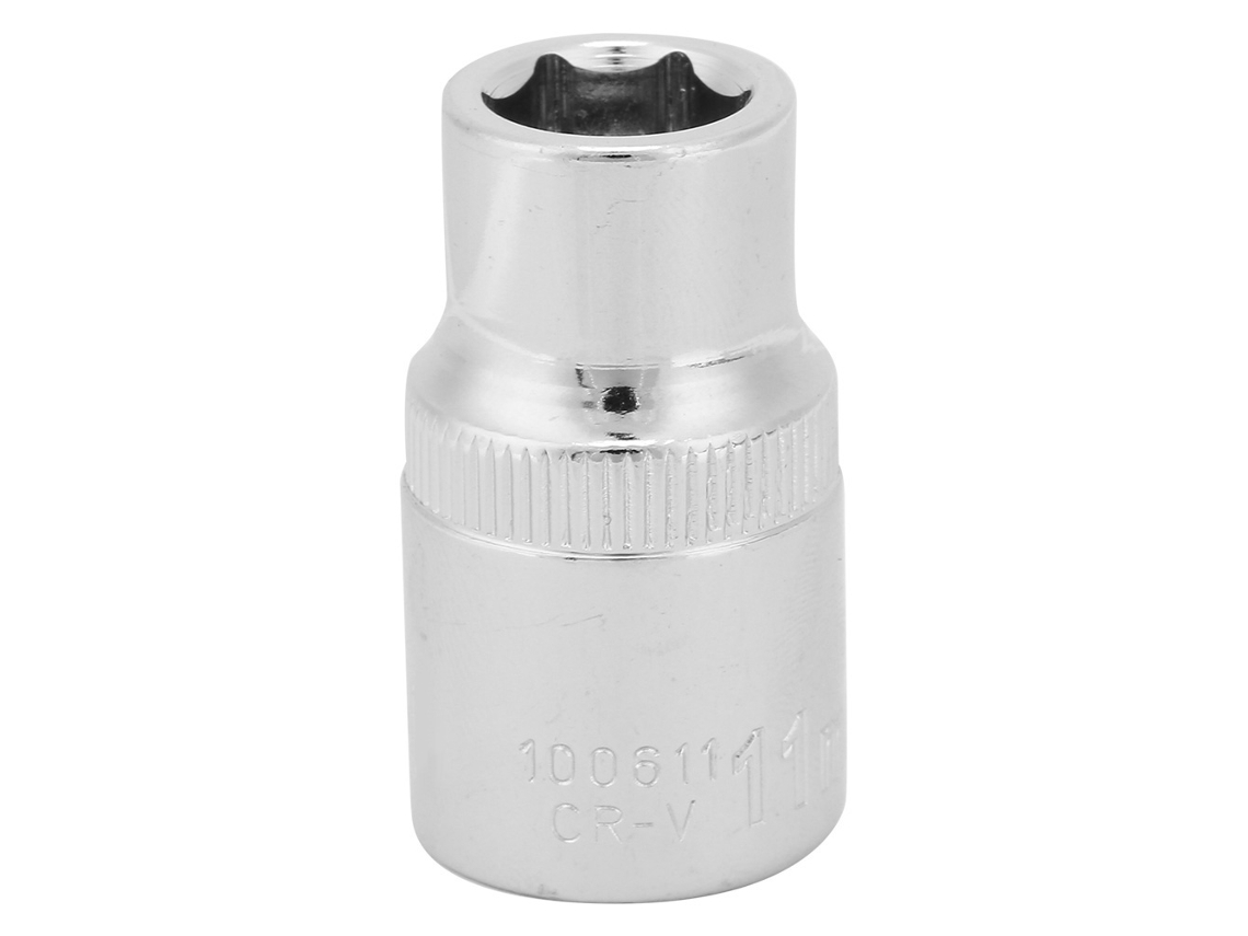 Chave De Socke Hexagonal Métrica 11mm Aço Cromo Vanádio Ferramenta Remoção Parafuso Porca