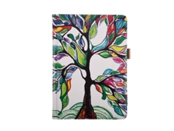 Funda protectora multiángulo de PU con soporte giratorio para iPad Pro 10.5 (patrón de árbol dorado claro)