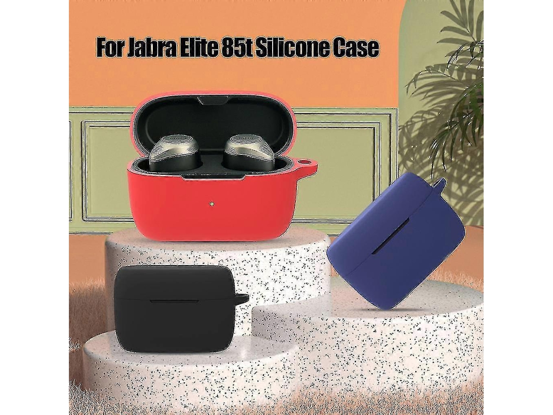 Estuche para Jabra Elite 85t True Wireless, resistente al agua y a los golpes, con cubierta de sílice Gusshious