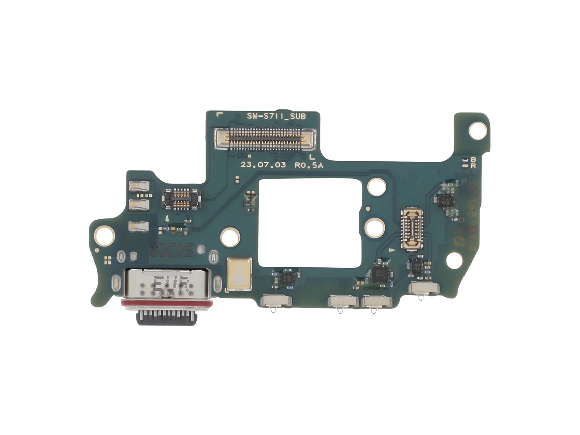 Conector de carga para Galaxy S23 FE Puerto USB-C Micrófono Negro SAMSUNG