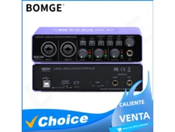 Interface de Áudio, Pré amplificador, Interface Xlr/tsr/ts 48v, Resolução de 32 Bits/192 Khz MDUG