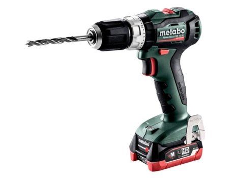 METABO PowerMaxx SB 12 BL Taladro atornillador de percusión de batería/12V 2x LiHD; Cargador ASC 55; Maletín profesional